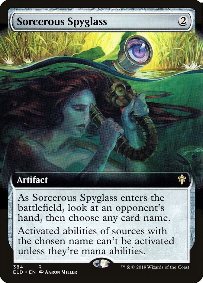 Sorcerous Spyglass (Extended Art) [Throne of Eldraine] | Exor Games Summserside