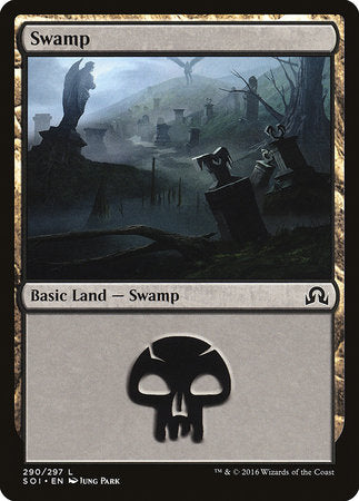 Swamp (290) [Shadows over Innistrad] | Exor Games Summserside