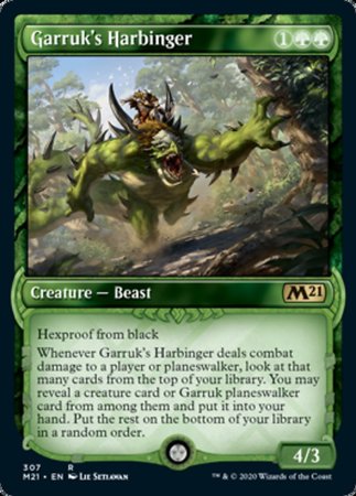 Garruk's Harbinger (Showcase) [Core Set 2021] | Exor Games Summserside