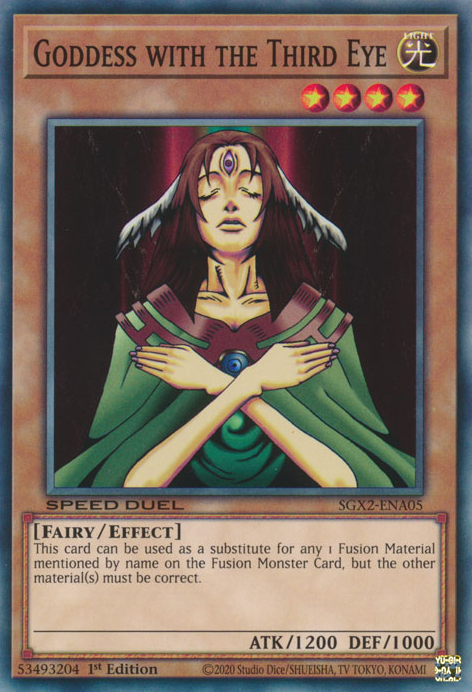 Goddess with the Third Eye [SGX2-ENA05] Common | Exor Games Summserside