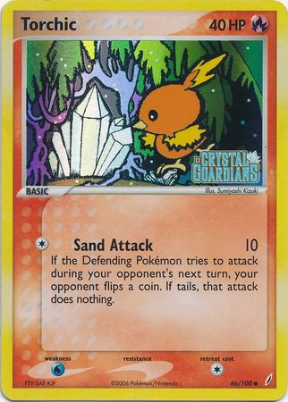 Torchic (66/100) (Stamped) [EX: Crystal Guardians] | Exor Games Summserside