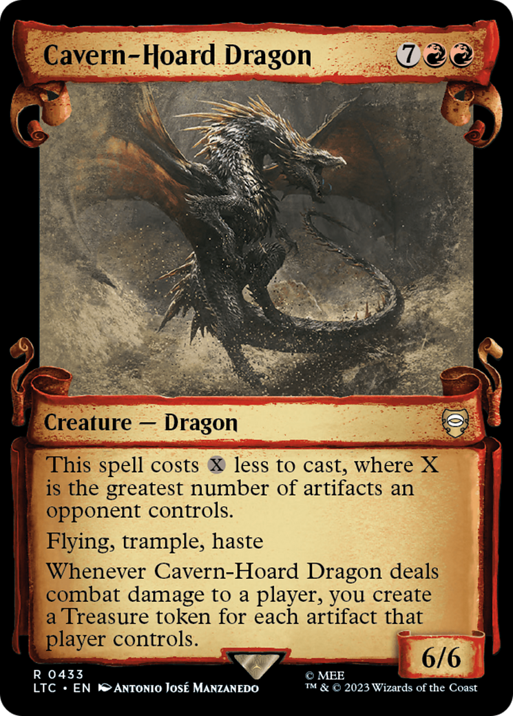 Cavern-Hoard Dragon [The Lord of the Rings: Tales of Middle-Earth Commander Showcase Scrolls] | Exor Games Summserside