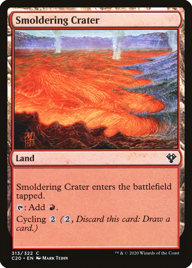 Smoldering Crater [Commander 2020] | Exor Games Summserside