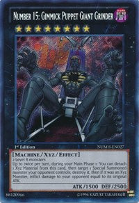 Number 15: Gimmick Puppet Giant Grinder [NUMH-EN027] Secret Rare | Exor Games Summserside