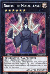 Norito the Moral Leader [NUMH-EN039] Secret Rare | Exor Games Summserside