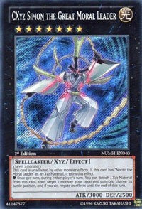 CXyz Simon the Great Moral Leader [NUMH-EN040] Secret Rare | Exor Games Summserside