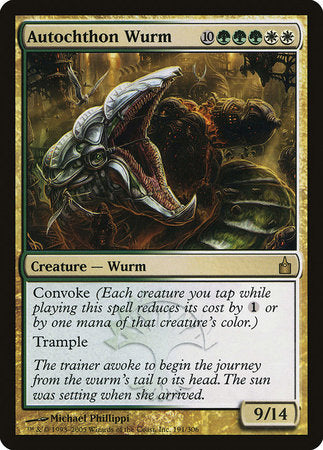 Autochthon Wurm [Ravnica: City of Guilds] | Exor Games Summserside