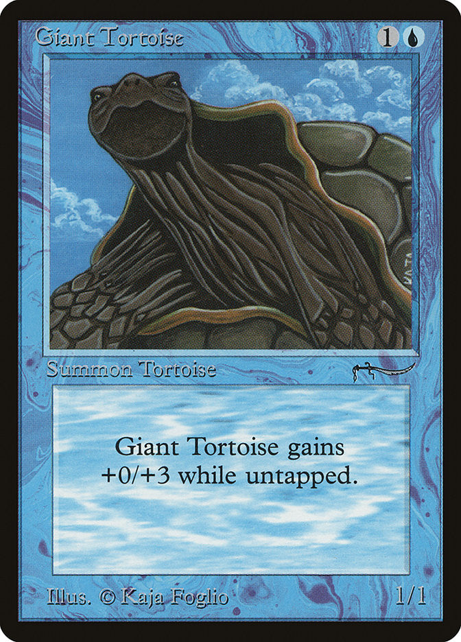 Giant Tortoise (Light Mana Cost) [Arabian Nights] | Exor Games Summserside