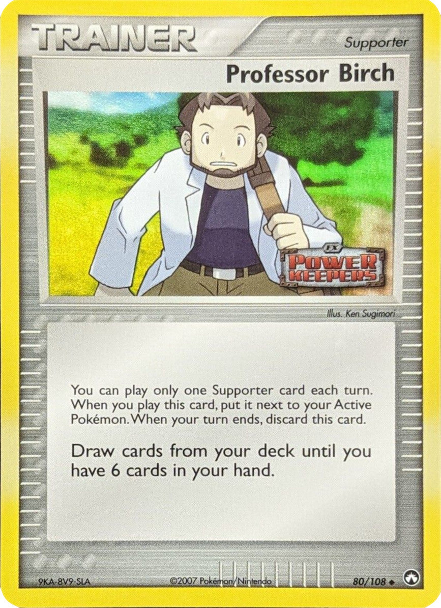 Professor Birch (80/108) (Stamped) [EX: Power Keepers] | Exor Games Summserside