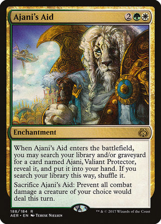 Ajani's Aid [Aether Revolt] | Exor Games Summserside