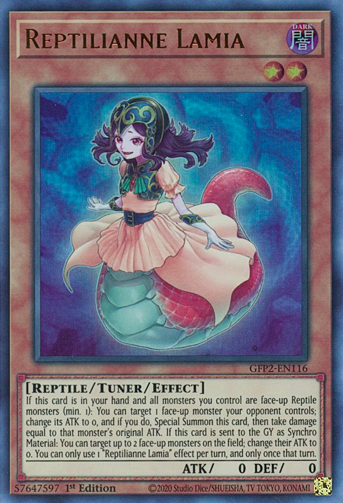 Reptilianne Lamia [GFP2-EN116] Ultra Rare | Exor Games Summserside