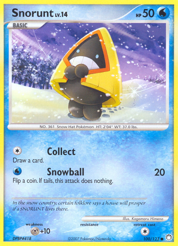 Snorunt (100/123) [Diamond & Pearl: Mysterious Treasures] | Exor Games Summserside