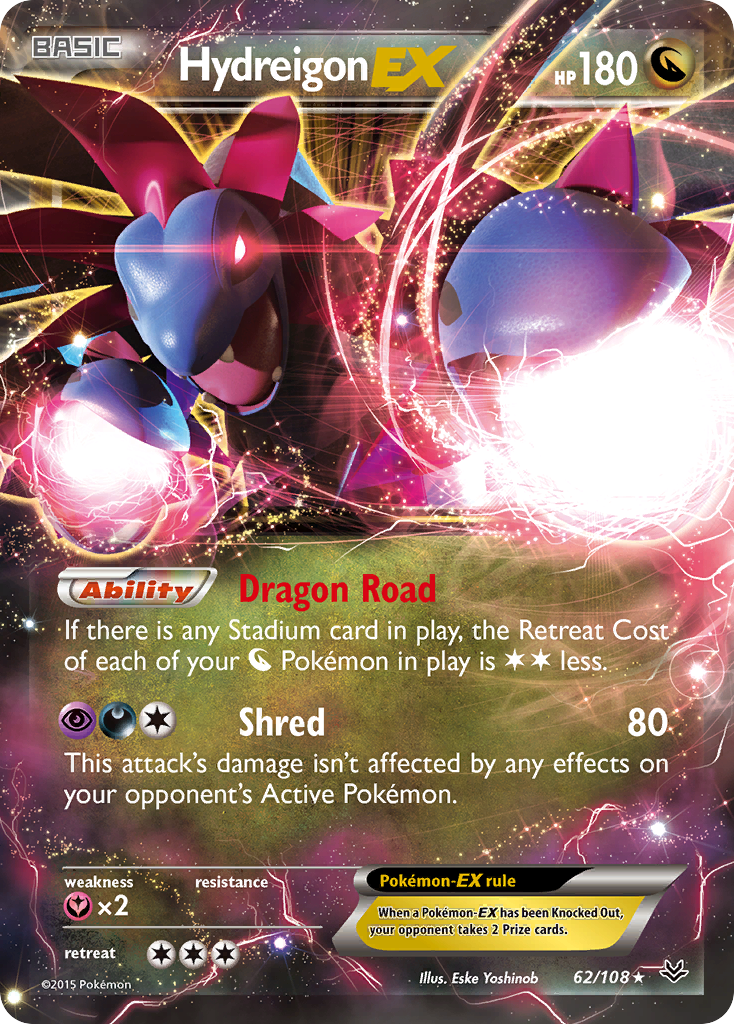 Hydreigon EX (62/108) [XY: Roaring Skies] | Exor Games Summserside