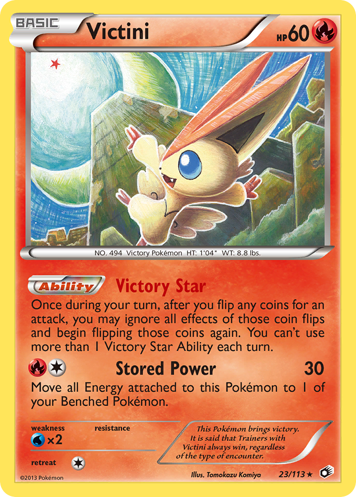 Victini (23/113) [Black & White: Legendary Treasures] | Exor Games Summserside