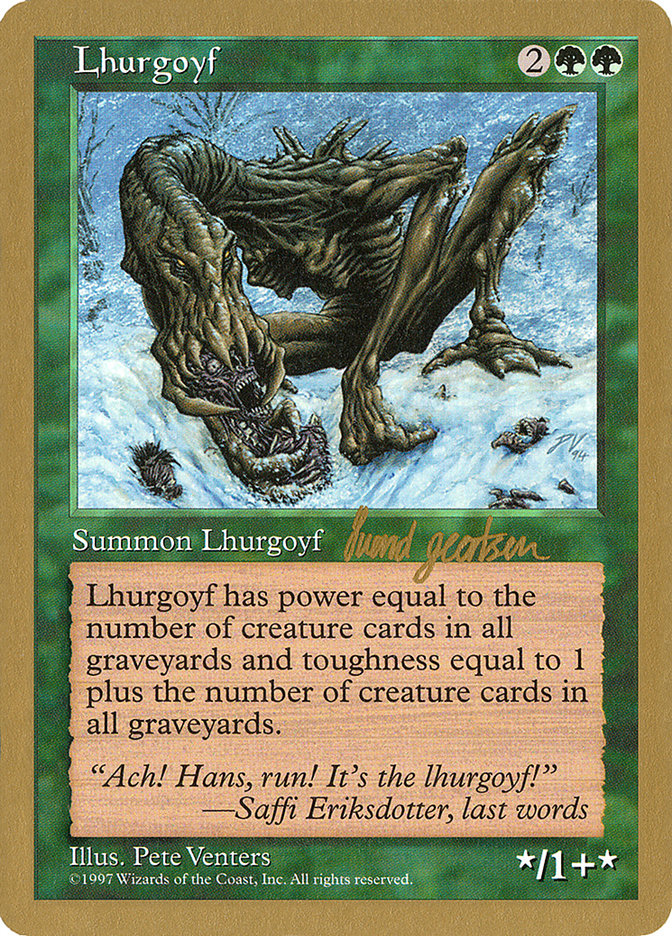 Lhurgoyf (Svend Geertsen) [World Championship Decks 1997] | Exor Games Summserside