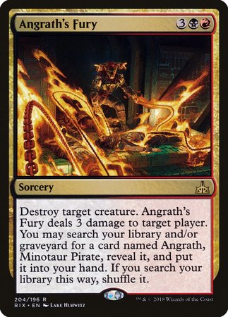 Angrath's Fury [Rivals of Ixalan] | Exor Games Summserside