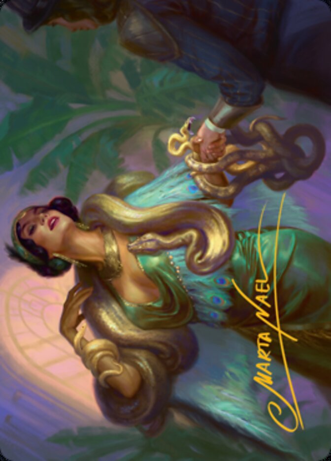 Venom Connoisseur Art Card (Gold-Stamped Signature) [Streets of New Capenna Art Series] | Exor Games Summserside