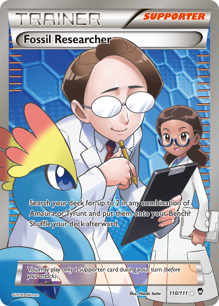 Fossil Researcher (110/111) [XY: Furious Fists] | Exor Games Summserside