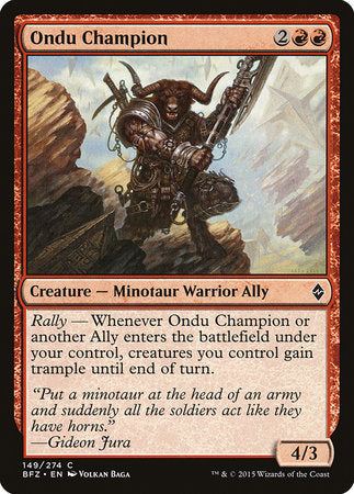Ondu Champion [Battle for Zendikar] | Exor Games Summserside