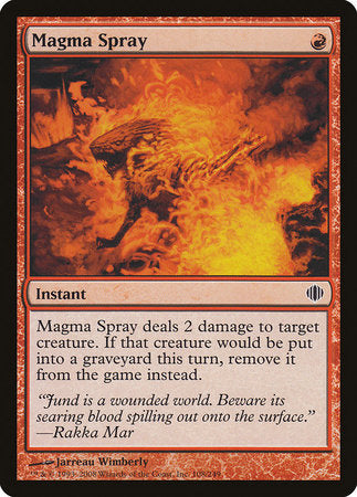 Magma Spray [Shards of Alara] | Exor Games Summserside