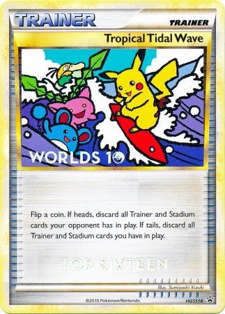 Tropical Tidal Wave (HGSS18) (Top 16) [HeartGold & SoulSilver: Black Star Promos] | Exor Games Summserside