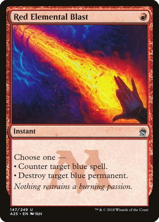 Red Elemental Blast [Masters 25] | Exor Games Summserside