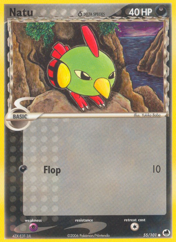 Natu (55/101) (Delta Species) [EX: Dragon Frontiers] | Exor Games Summserside