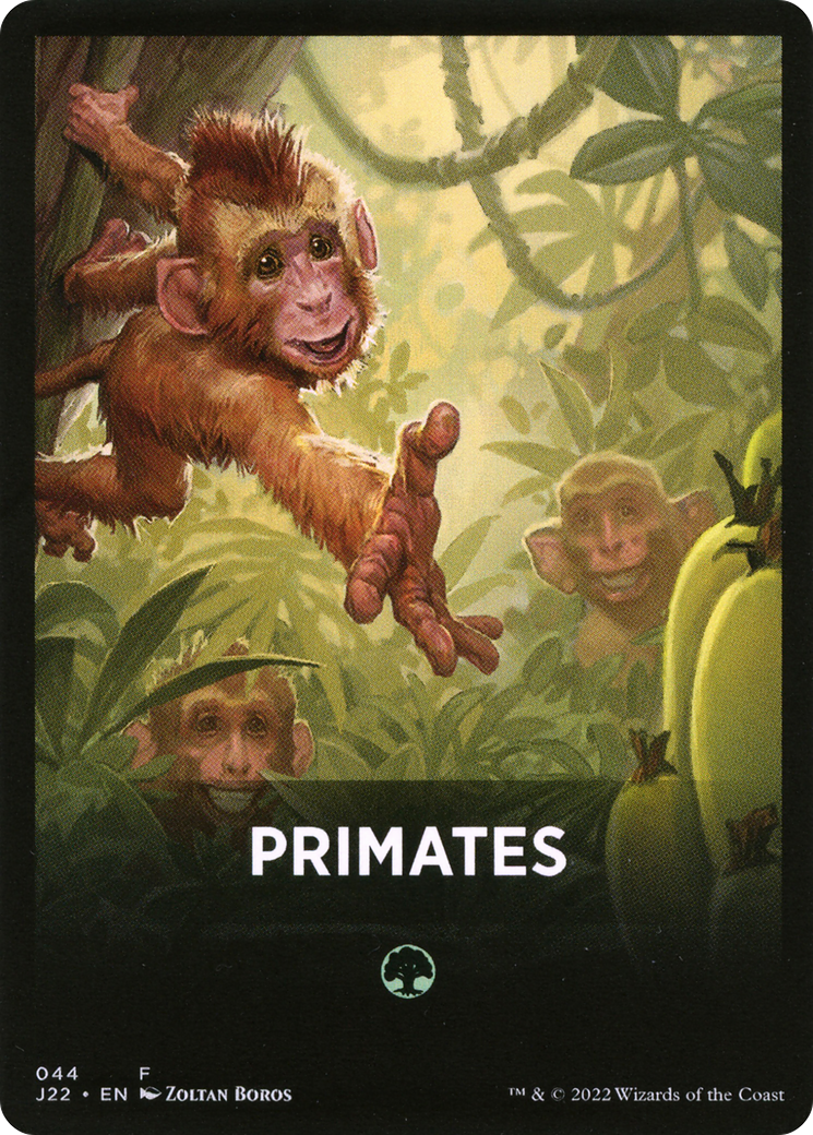 Primates Theme Card [Jumpstart 2022 Front Cards] | Exor Games Summserside