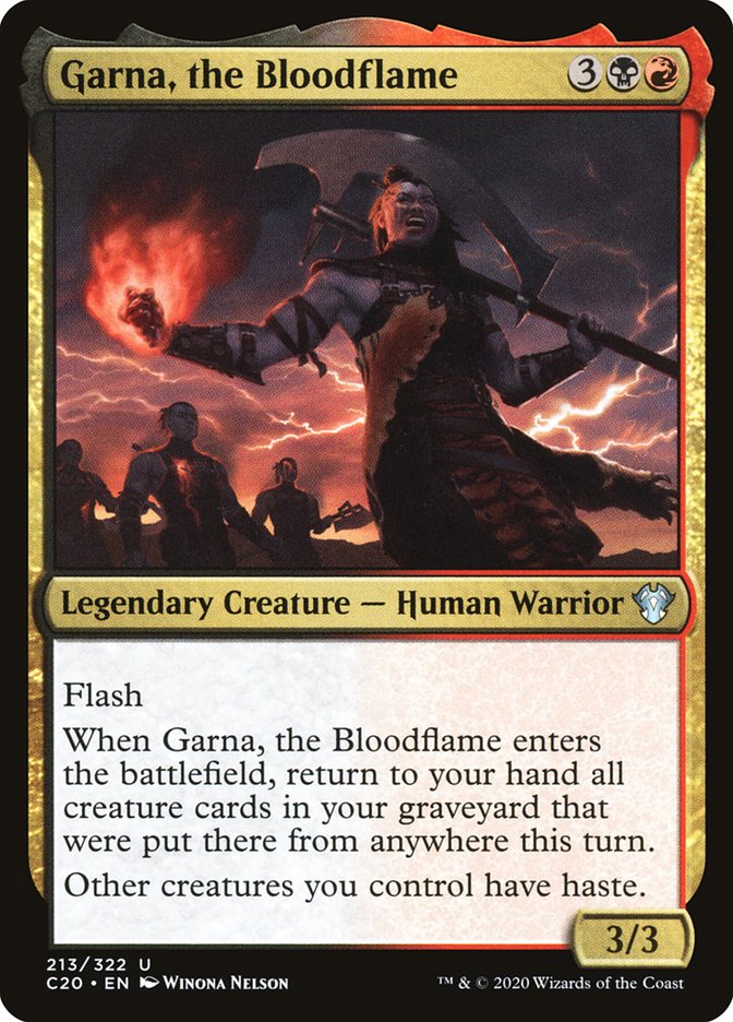 Garna, the Bloodflame [Commander 2020] | Exor Games Summserside