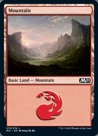 Mountain (270) [Core Set 2021] | Exor Games Summserside