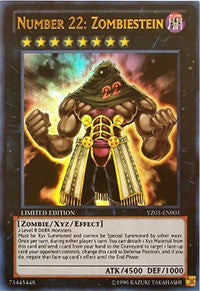 Number 22: Zombiestein [YZ03-EN001] Ultra Rare | Exor Games Summserside