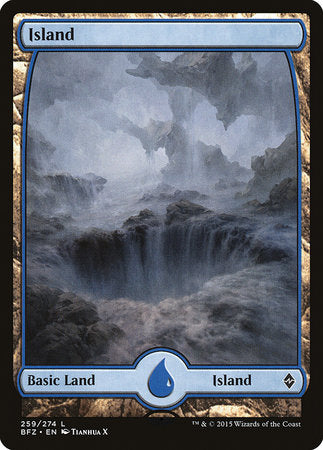 Island (259) - Full Art [Battle for Zendikar] | Exor Games Summserside