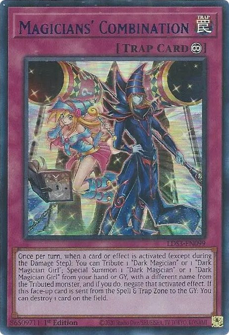 Magicians' Combination (Blue) [LDS3-EN099] Ultra Rare | Exor Games Summserside