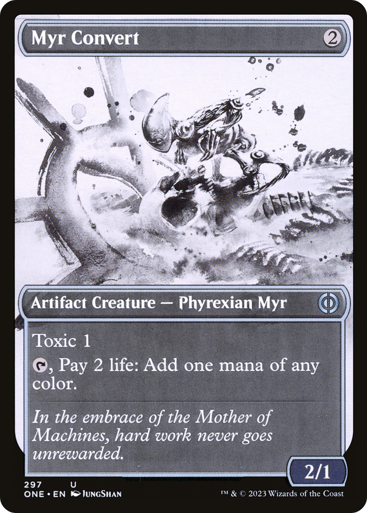 Myr Convert (Showcase Ichor) [Phyrexia: All Will Be One] | Exor Games Summserside