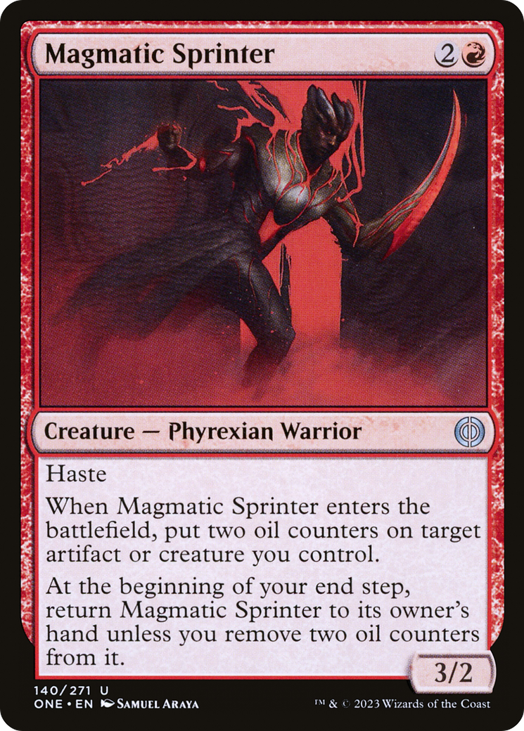 Magmatic Sprinter [Phyrexia: All Will Be One] | Exor Games Summserside