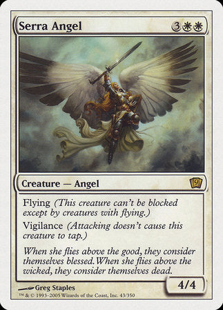 Serra Angel [Ninth Edition] | Exor Games Summserside