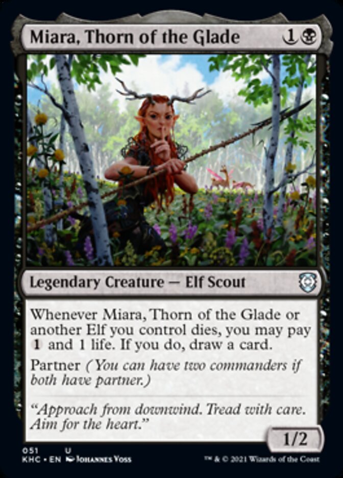 Miara, Thorn of the Glade [Kaldheim Commander] | Exor Games Summserside