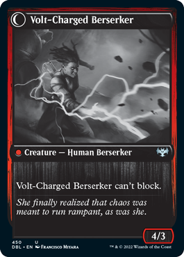 Voltaic Visionary // Volt-Charged Berserker [Innistrad: Double Feature] | Exor Games Summserside