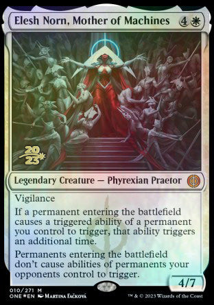 Elesh Norn, Mother of Machines [Phyrexia: All Will Be One Prerelease Promos] | Exor Games Summserside