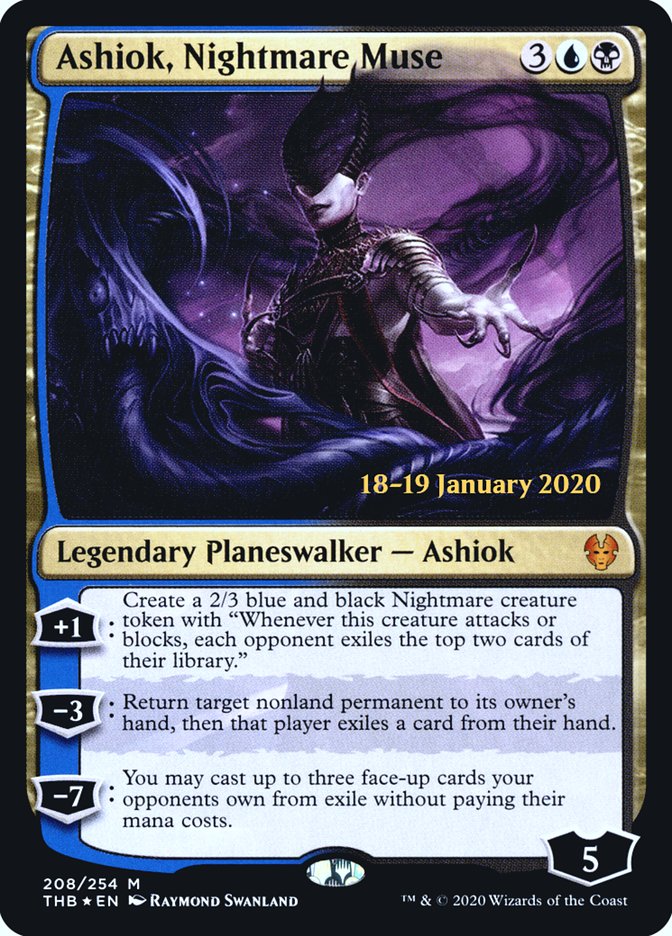 Ashiok, Nightmare Muse [Theros Beyond Death Prerelease Promos] | Exor Games Summserside