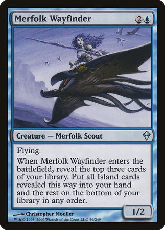 Merfolk Wayfinder [Zendikar] | Exor Games Summserside