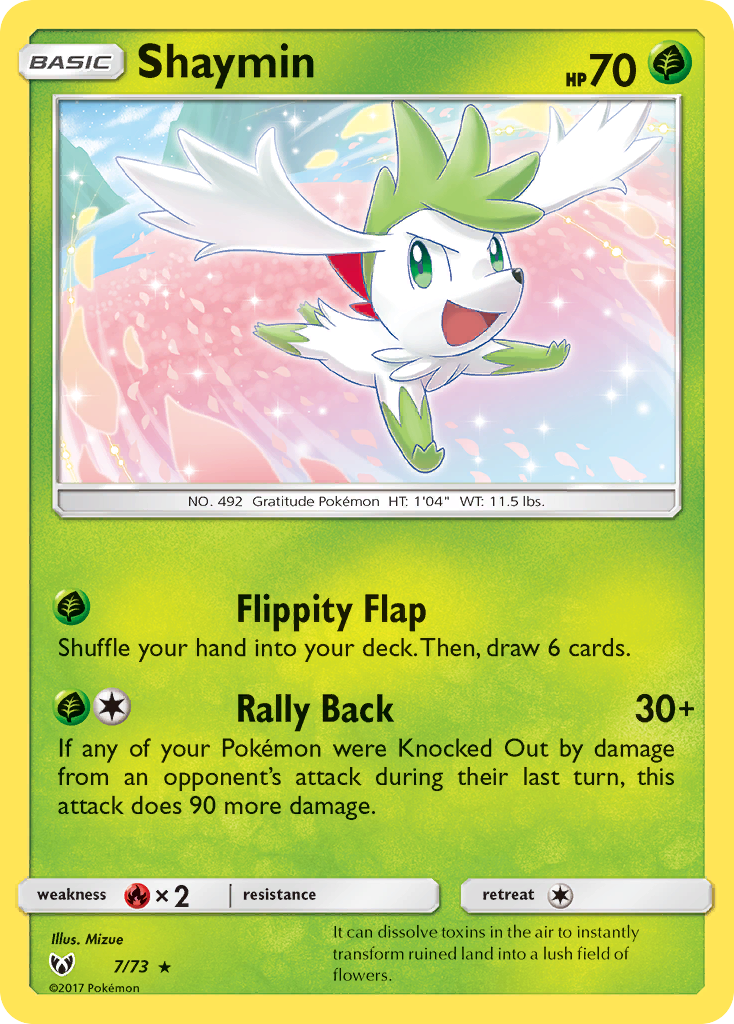 Shaymin (7/73) [Sun & Moon: Shining Legends] | Exor Games Summserside