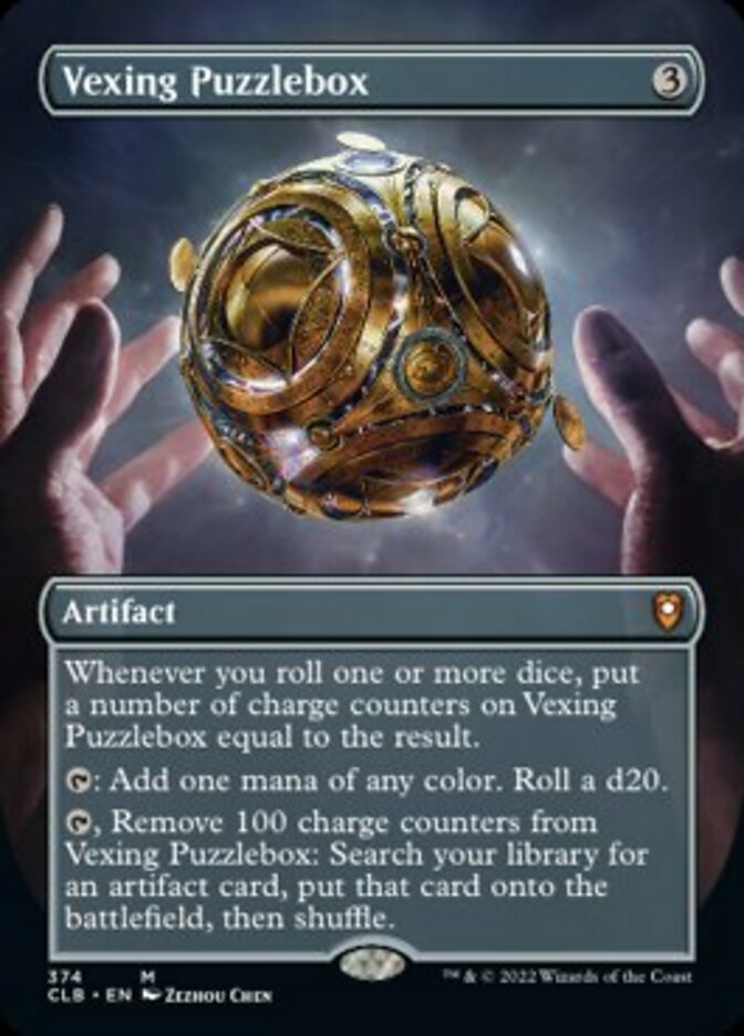 Vexing Puzzlebox (Borderless Alternate Art) [Commander Legends: Battle for Baldur's Gate] | Exor Games Summserside