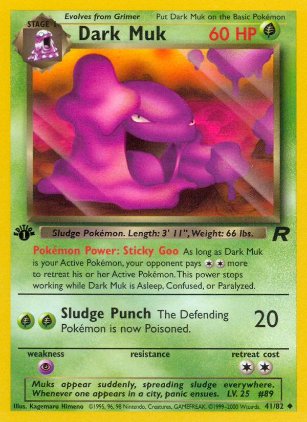 Dark Muk (41/82) [Team Rocket 1st Edition] | Exor Games Summserside