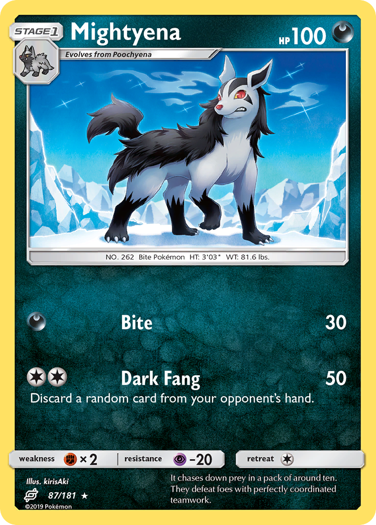 Mightyena (87/181) [Sun & Moon: Team Up] | Exor Games Summserside