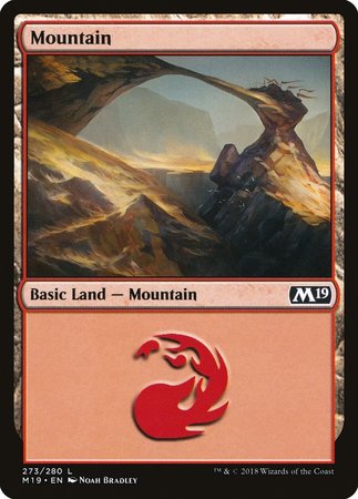 Mountain (273) [Core Set 2019] | Exor Games Summserside