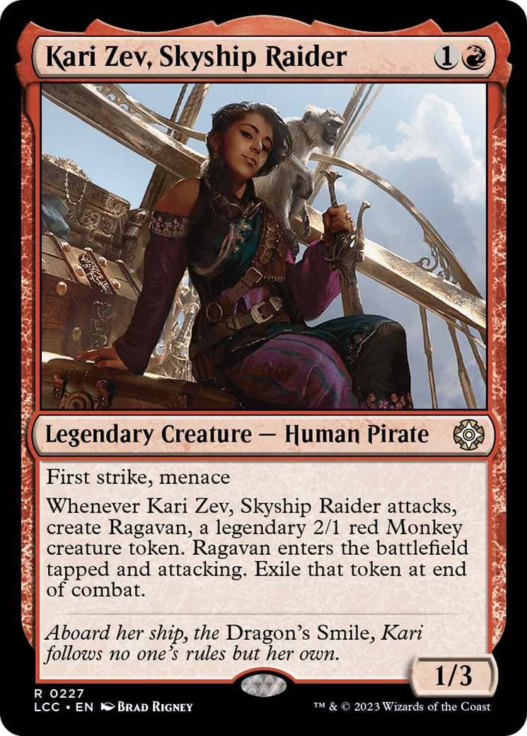 Kari Zev, Skyship Raider [The Lost Caverns of Ixalan Commander] | Exor Games Summserside