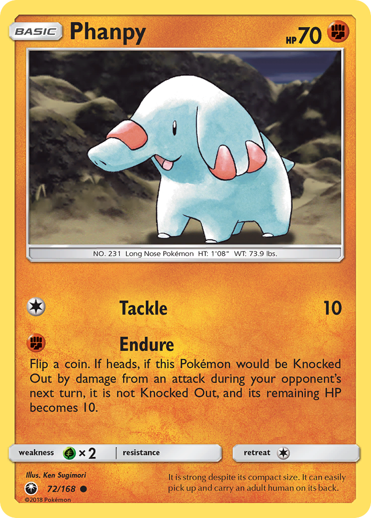 Phanpy (72/168) [Sun & Moon: Celestial Storm] | Exor Games Summserside