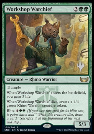 Workshop Warchief (Promo Pack) [Streets of New Capenna Promos] | Exor Games Summserside