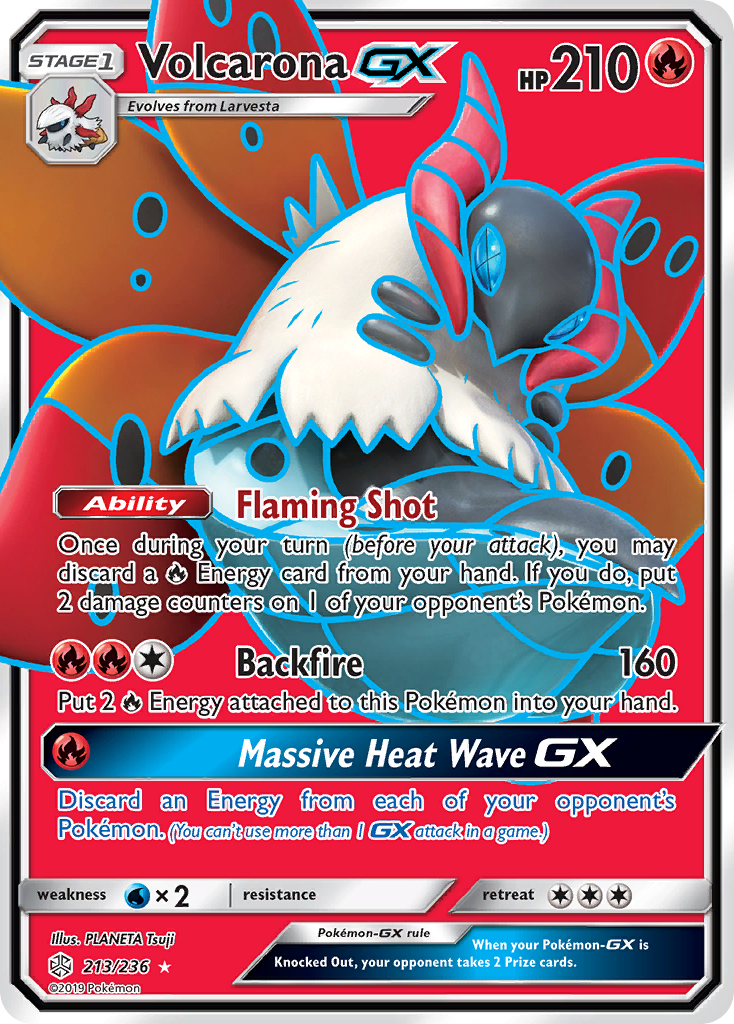 Volcarona GX (213/236) [Sun & Moon: Cosmic Eclipse] | Exor Games Summserside